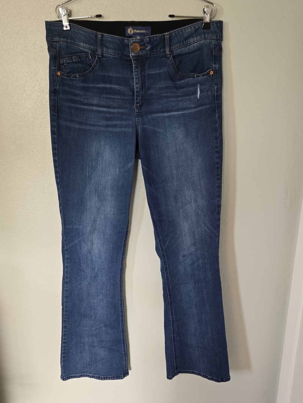 Democracy | Ab Solution Medium Wash Bootcut Jeans Size 14
